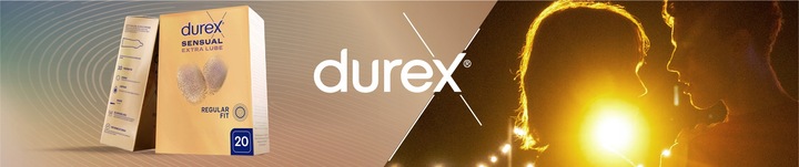 Prezerwatywy DUREX SENSUAL EXTRA LUBRICATED z dodatkowym lubrykantem