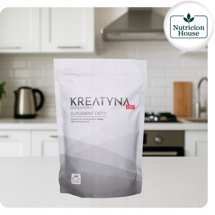 KREATYNA PRO MONOHYDRAT 500G - CZYSTA, BEZ DODATKÓW 200 MESH aż 100 PORCJI!