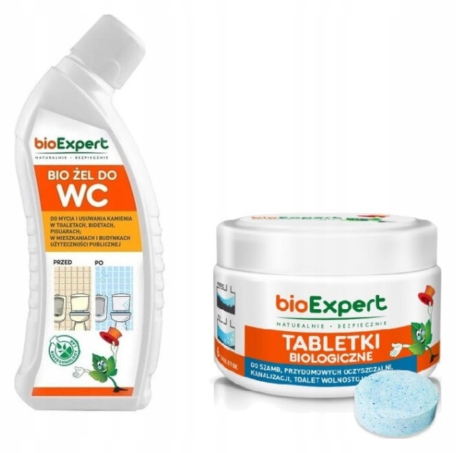 Bakterie do SZAMB Tabletki bioExpert ROK + ŻEL 2w1
