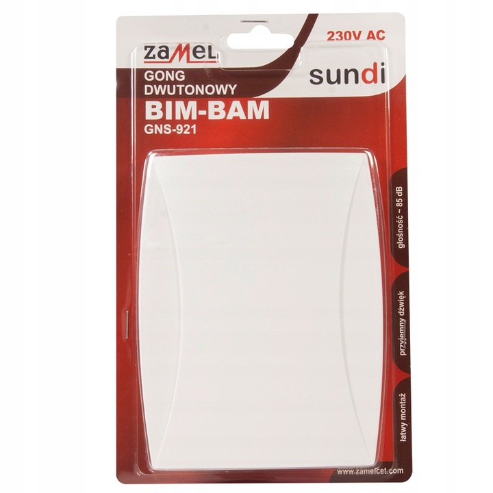 Dzwonek przewodowe Zamel 30 m 85 dB GNS