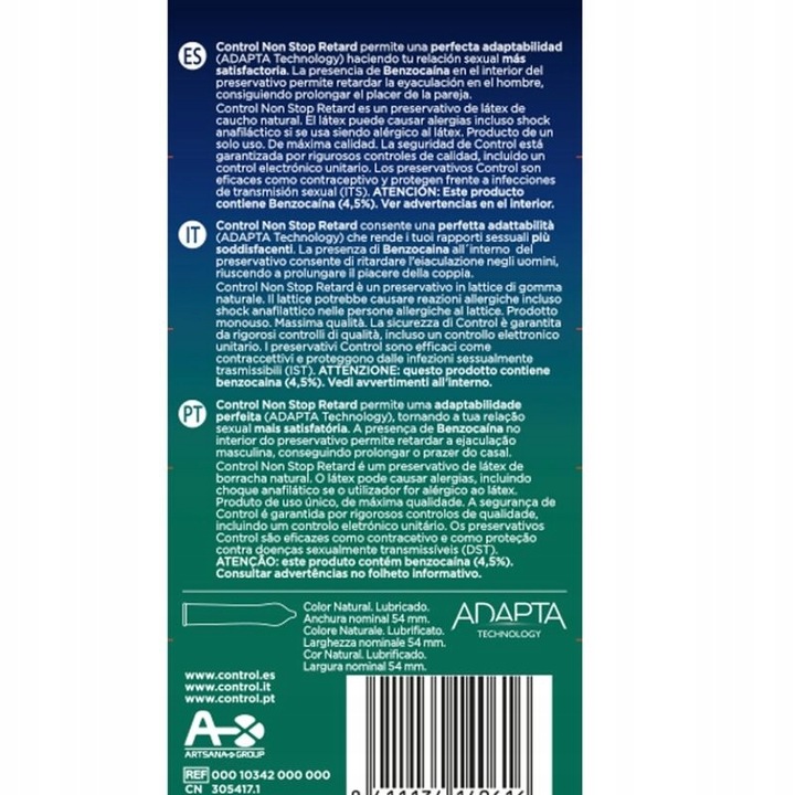 PREZERWATYWY Opóźniające Przedwczesny WYTRYSK Przedłużenie STOSUNKU WZWÓD