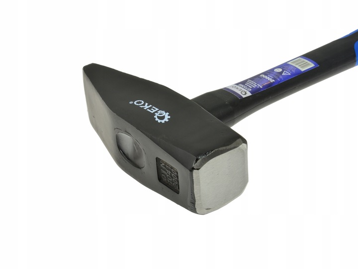 MŁOTEK ŚLUSARSKI 2KG STALOWA GŁOWICA TRZONEK WŁÓKNO SZKLANE GEKO