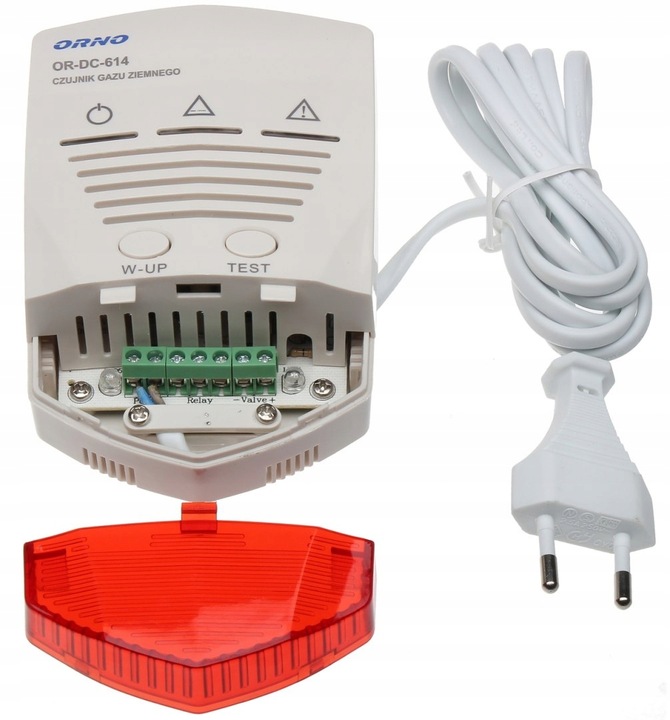 Czujnik gazu ziemnego przewodowy