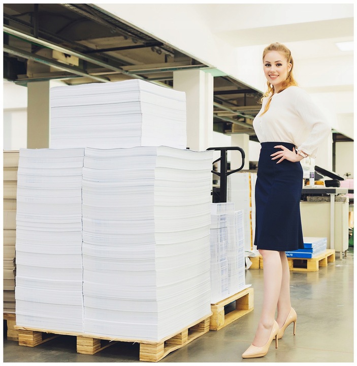 Wizytówki DRUK z projekt Canva 300 szt GRUBE 350g