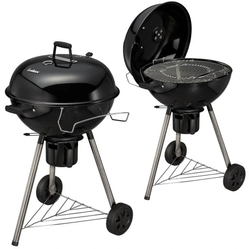 GRILL WĘGLOWY KULISTY OGRODOWY Z POKRYWĄ i RUSZTEM ENDERS CALDERAPRO