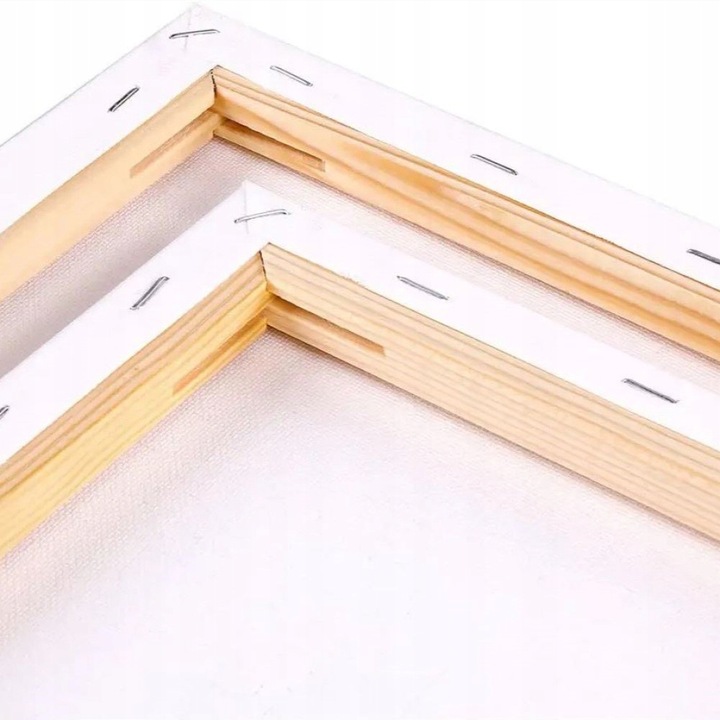 PŁÓTNO MALARSKIE 55x75cm PODOBRAZIE DO MALOWANIA NA DREWNIANYM BLEJTRAMIE