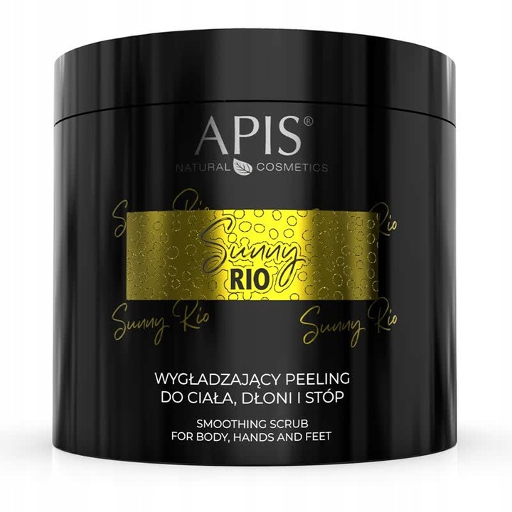 APIS SUNNY RIO wygładzający peeling do ciała,dłoni i stóp 700 g