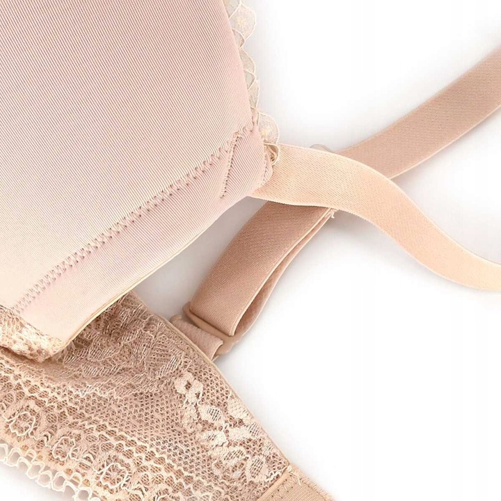 Henderson Biustonosz push up stanik wygodny Julietta 23444 beż 70F