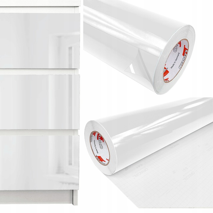 Folia Samoprzylepna Meblowa PCV Przezroczysta Ochronna Na Stół Książki