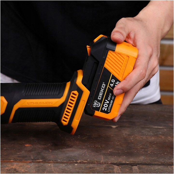 SZLIFIERKA KĄTOWA AKUMULATOROWA KĄTÓWKA AKUMULATOR DEKO + 3 TARCZE