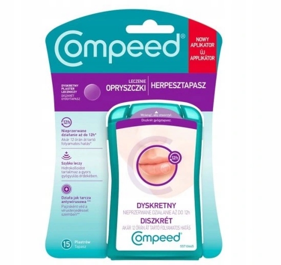 Compeed plaster leczniczy na opryszczkę 15 sztuk