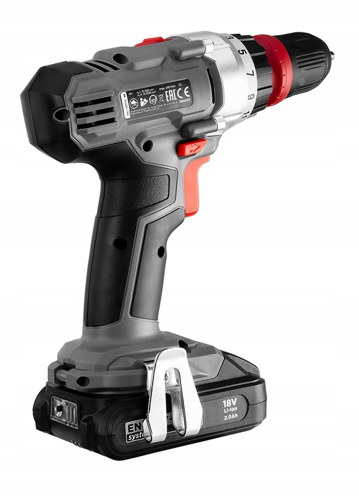 GRAPHITE Wiertarko Wkrętarka Akumulatorowa 18V Energy + 3 Adaptery