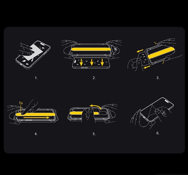 2x Szkło Hartowane 9H do SAMSUNG GALAXY S25 ULTRA z ramką do montażu szybka