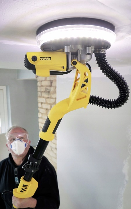 Szlifierka do gipsu Stanley SFMEE500S Żyrafa Do Ścian TORBA komple