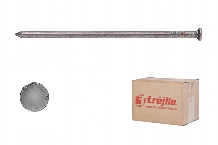 Gwoździe budowlane 4.0x100mm # CZARNE # - 5KG