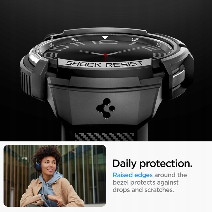 ETUI Z PASKIEM DO GALAXY WATCH 6 CLASSIC ( 47 MM ) SPIGEN RUGGED ARMOR PRO