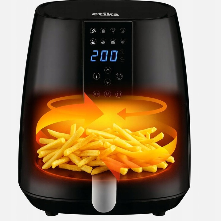 FRYTKOWNICA BEZTŁUSZCZOWA AIR FRYER FRYTOWNICA DUŻA 4L MISA