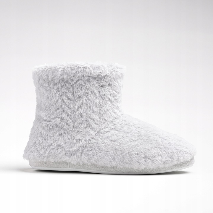 Kapcie domowe ciepłe pantofle bambosze z futerkiem wsuwane lekkie Axim