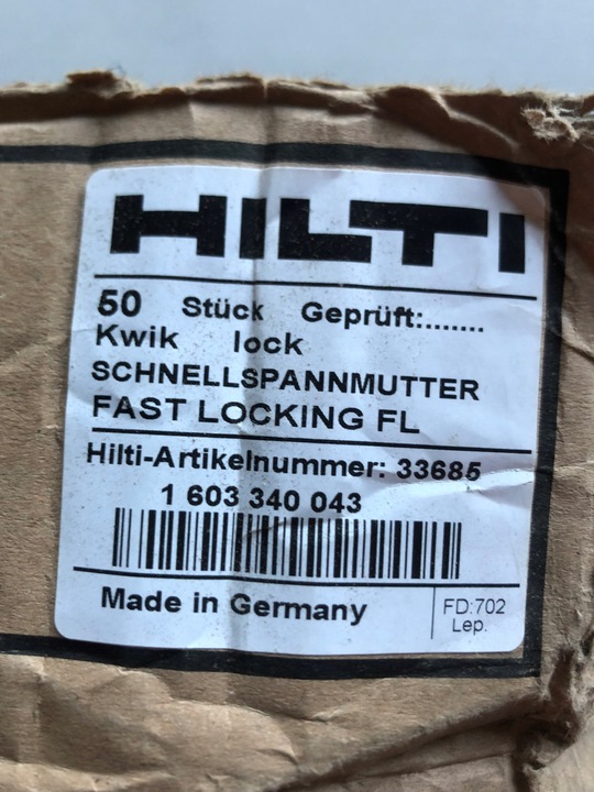 HILTI nakrętka szybkomocująca SDS click klik