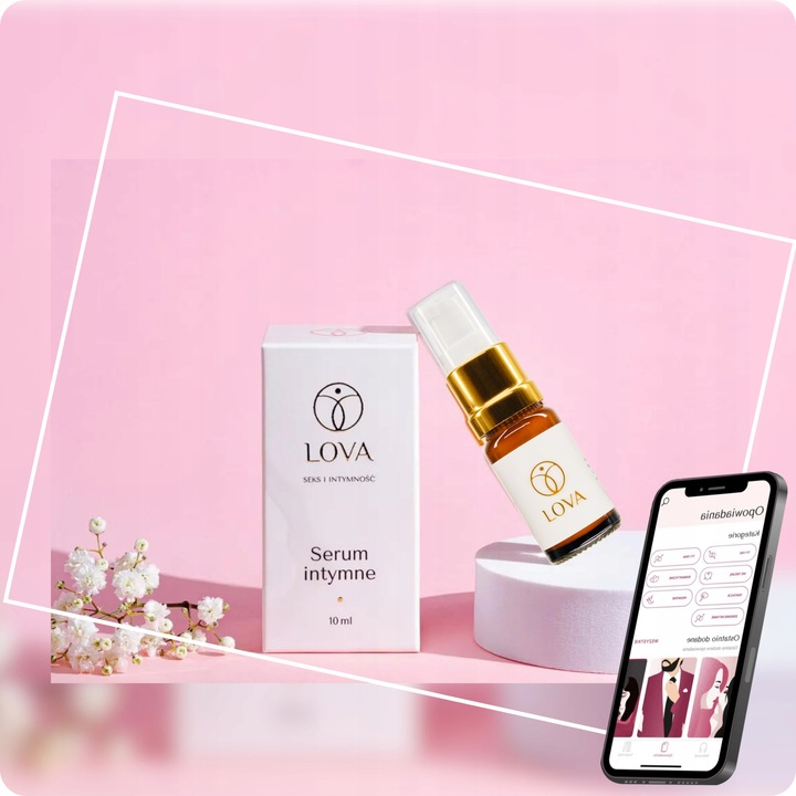 Serum Intymne LOVA Do Pielęgnacji Intymnej Spotęguje Doznania Miłosne 10 ml