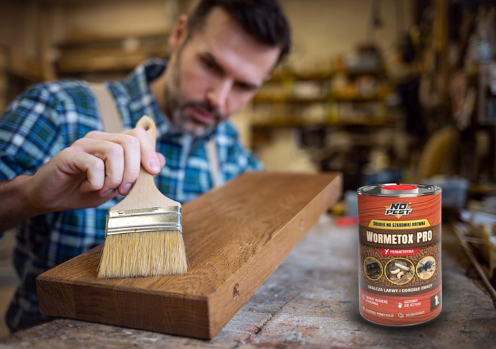 ŚRODEK PREPARAT NA KORNIKI SZKODNIKI DREWNA NO PEST IMPREGNAT