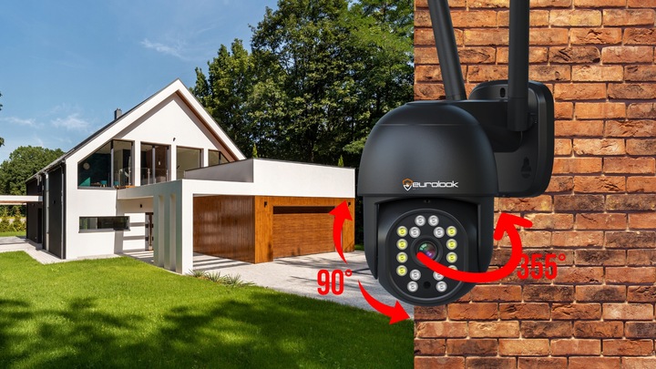 KAMERA ZEWNĘTRZNA WIFI PODCZERWIEŃ ULTRA HD 8MPX 4K CZUJKA RUCHU 8MP ZOOM