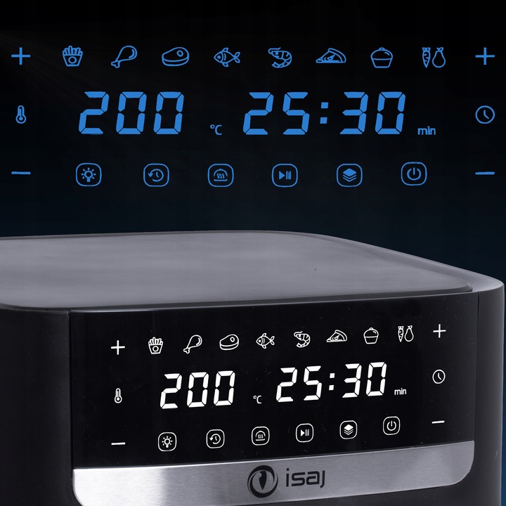 FRYTKOWNICA BEZTŁUSZCZOWA ISAJ AR2 AIRFRYER 8L XL 1800W