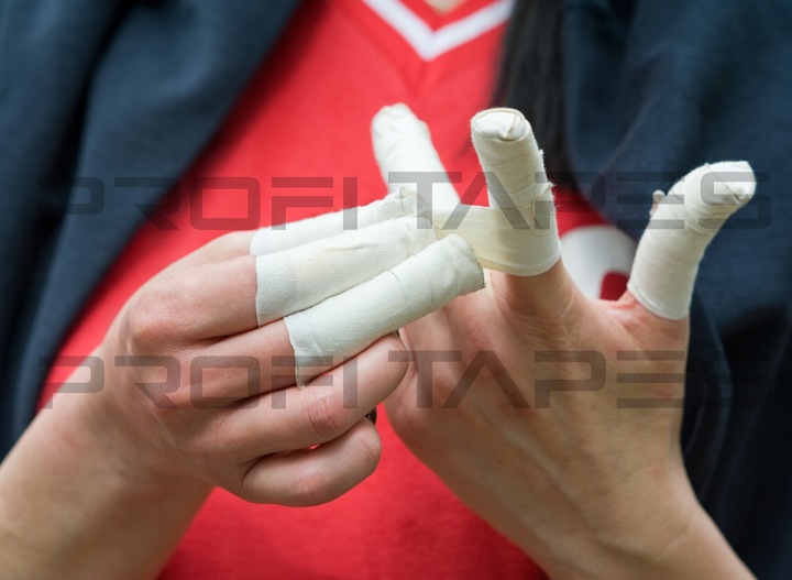 Tejp tejpy sztywny sport taping plaster na palce taping 2,5cmx10m x 7szt