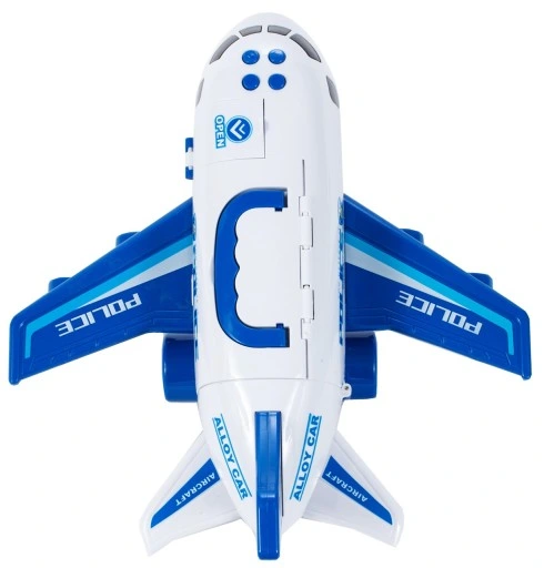 SAMOLOT POLICYJNY INTERAKTYWNY Z POJAZDAMI POLICJA LOTNISKO OTWIERANY