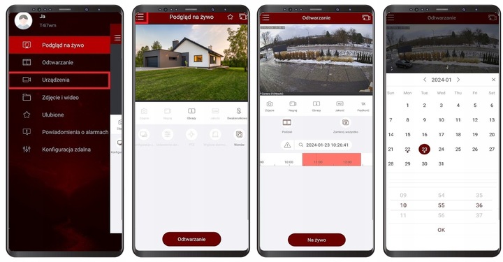ZESTAW DO MONITORINGU DOMU 5Mpx IP POE 4 KAMERY ZEWNĘTRZNE DETEKCJA DVS
