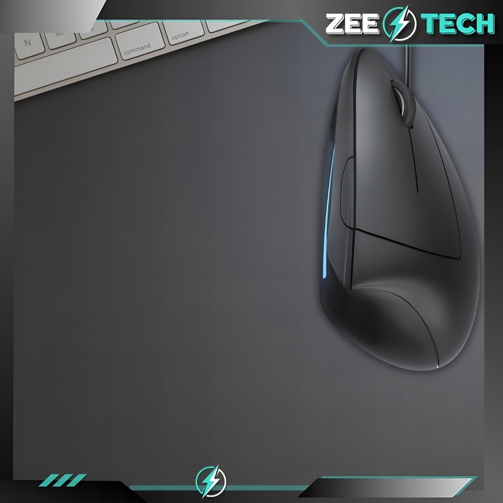 MYSZKA PIONOWA PRZEWODOWA USB WERTYKALNA CICHA DO KOMPUTERA LAPTOPA 3200DPI