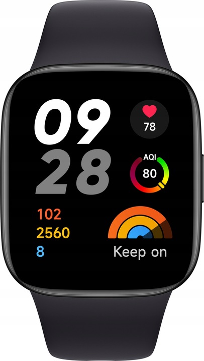Smartwatch XIAOMI Redmi Watch 3 GPS Czarny