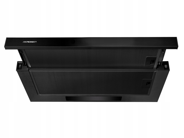 OKAP KUCHENNY PODSZAFKOWY 60cm CZARNY BERDSEN