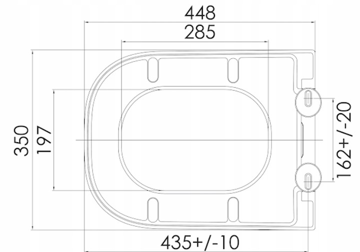 Deska sedesowa do GAP Roca biały duroplast