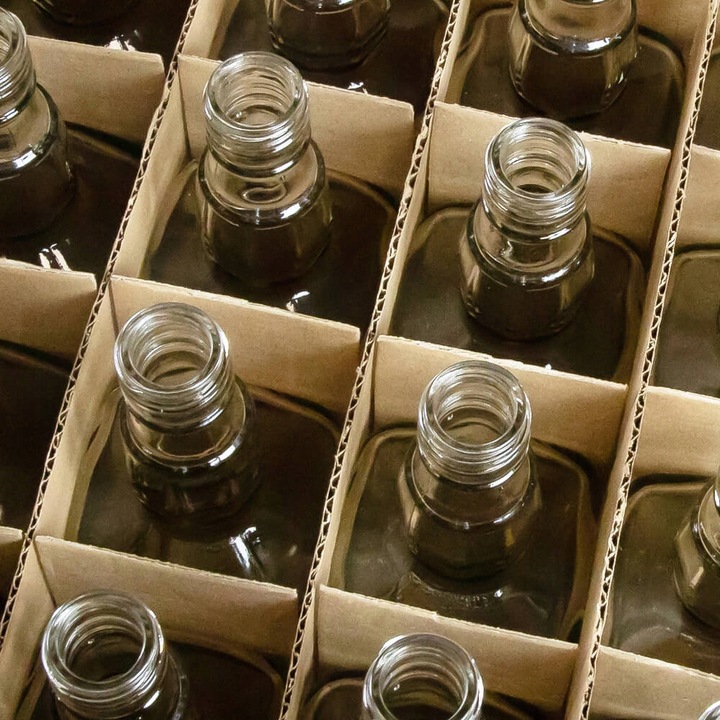 20x Butelki szklane DANIELS 0,5l nadruk BIMBER KRATOWNICA Wódka Alkohol