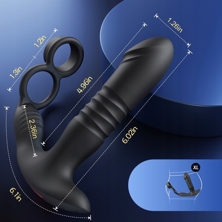 Zdalnie sterowany masażer prostaty z APP Sowiody