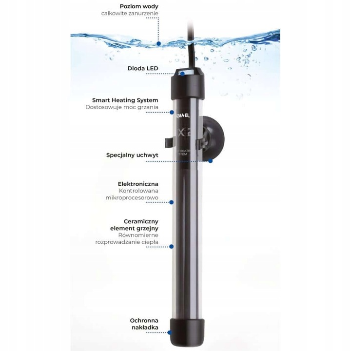 Aquael Grzałka FIX 2 100W GRZAŁKA DO AKWARIUM