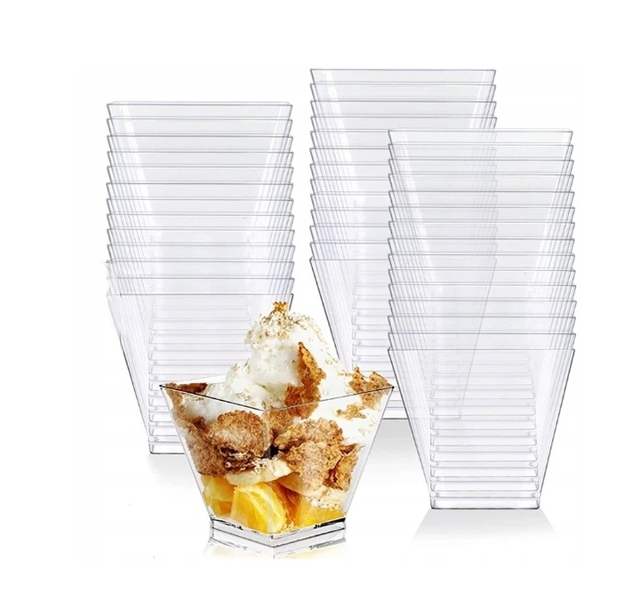 FINGERFOOD POJEMNIKI PUCHARKI NA DESERKI monoporcje 150ml 24szt