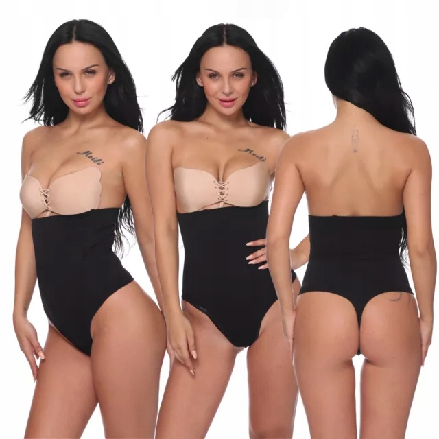 Stringi Wyszczuplające Brzuch Majtki Modelujące Bielizna Damska Korygująca