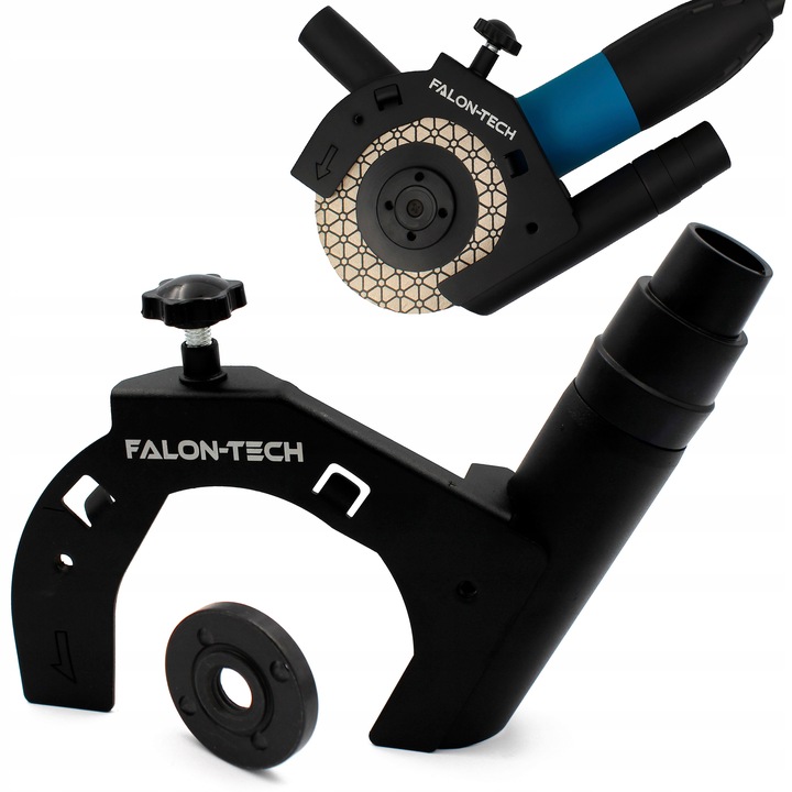 OSŁONA TARCZY SZLIFIERKI KĄTOWEJ PRZECIWPYŁOWA DO USUWANIA PYŁU