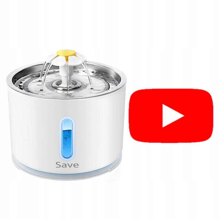 FONTANNA POIDEŁKO DLA KOTA PSA MISKA AUTOMATYCZNE POIDŁO + FILTR CICHA