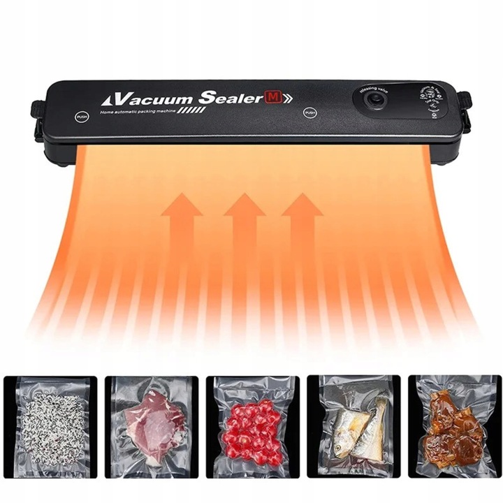 ZGRZEWARKA PRÓŻNIOWA RĘCZNA PAKOWARKA DO ŻYWNOŚCI FOLII + WORKI