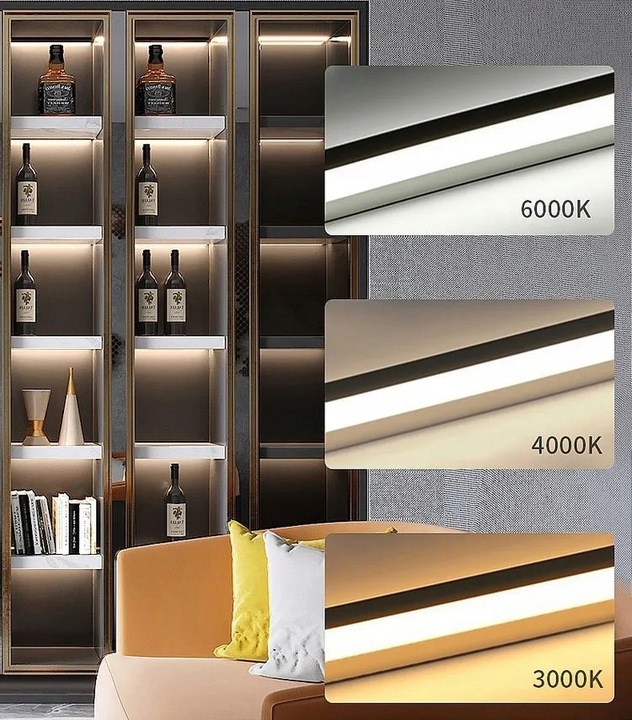 Taśma LED COB 12V 5M NEON NEUTRAL LINIA