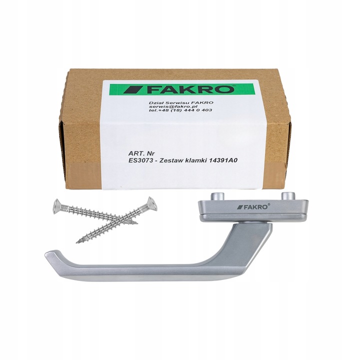 Klamka do okna dachowego drewnianego FAKRO wyprodukowanego przed 2005