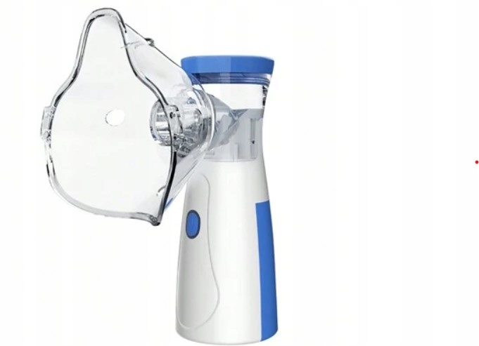 INHALATOR NEBULIZATOR RĘCZNY PRZENOŚNY LEKKI DLA DZIECI I DOROSŁYCH CICHY