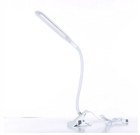 LAMPKA BIURKOWA LED BIUROWA SZKOLNA USB KLIPS