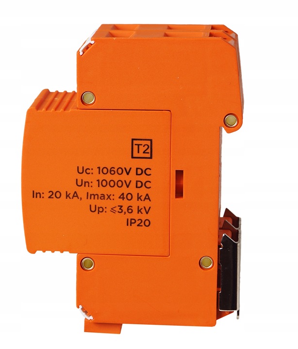 OGRANICZNIK OCHRONNIK PRZEPIĘĆ PRZEPIĘCIOWY FOTOWOLTAIKA 1000V DC 2P