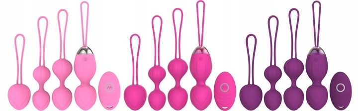 KULKI GEJSZY Z PILOTEM MASAŻ 10 TRYBÓW WIBRACJI WODOODPORNE