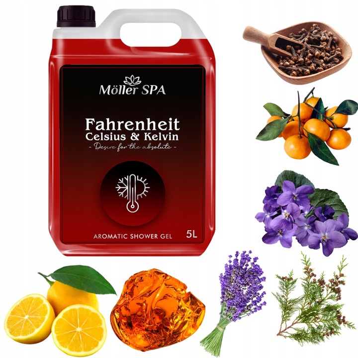 Möller FAHRENHEIT CELSIUS & KELVIN ŻEL POD PRYSZNIC MĘSKI ZAPACH