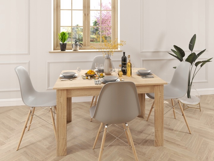 Stół do Jadalni Kuchni Salonu 110x70 Dąb Craft/Czarny NOWOCZESNY LOFT